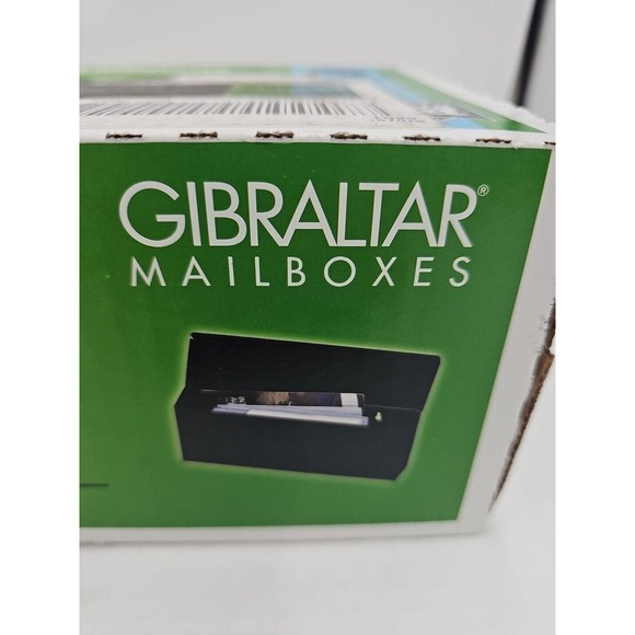 Gibraltar Small Capacity Wall-Mount Mailbox Townhouse Black - Picture 4 of 4